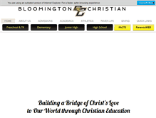Tablet Screenshot of bloomingtonchristian.org